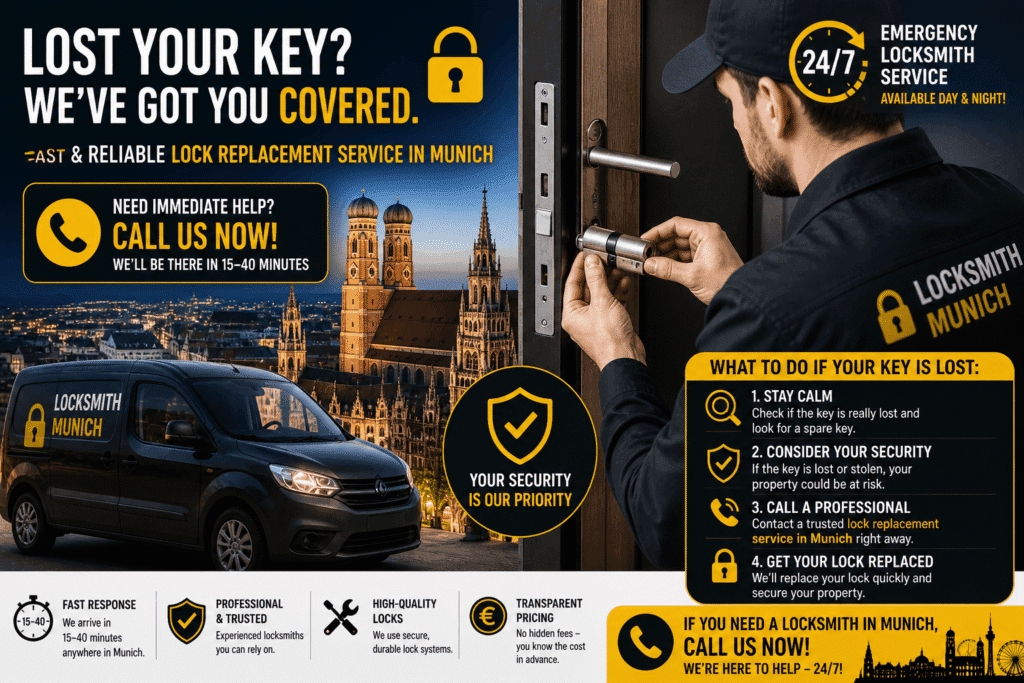 Lock replacement service in Munich