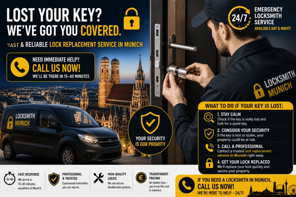 Lock replacement service in Munich